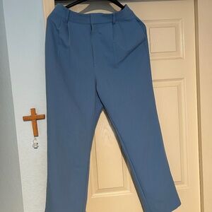 Blue slacks